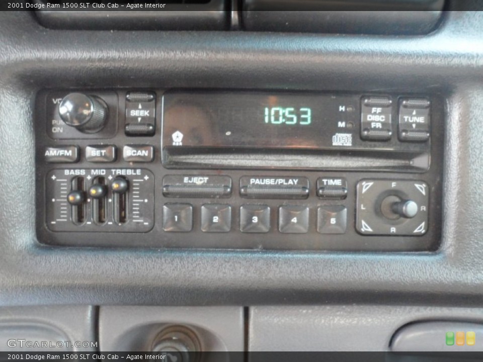 Agate Interior Audio System for the 2001 Dodge Ram 1500 SLT Club Cab #53619333