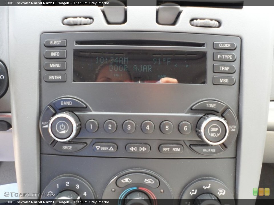 Titanium Gray Interior Audio System for the 2006 Chevrolet Malibu Maxx LT Wagon #53619993