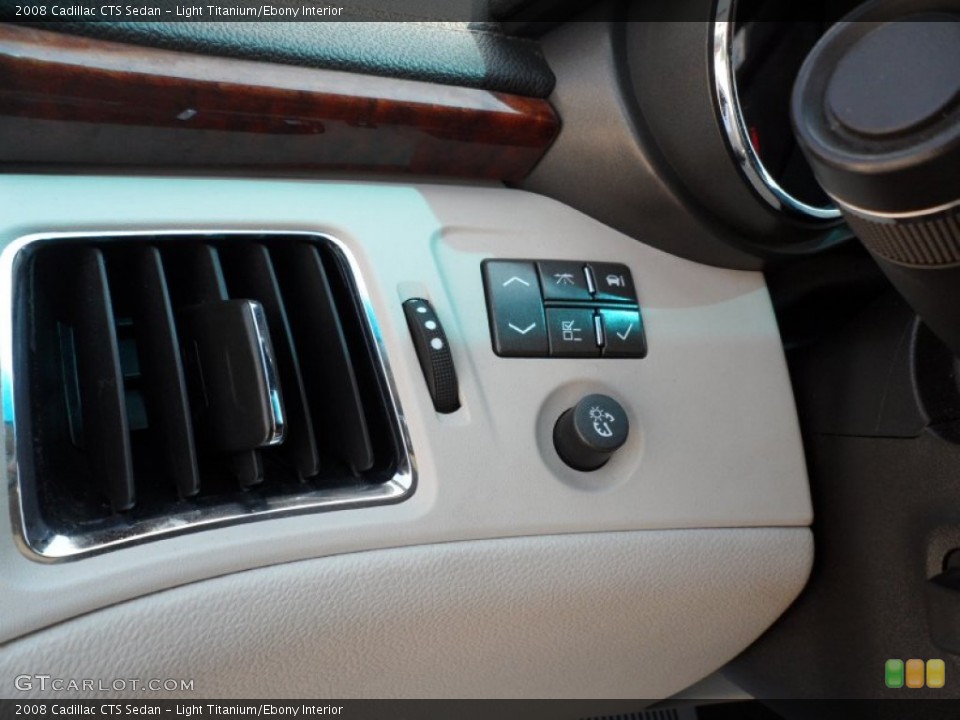 Light Titanium/Ebony Interior Controls for the 2008 Cadillac CTS Sedan #53620548