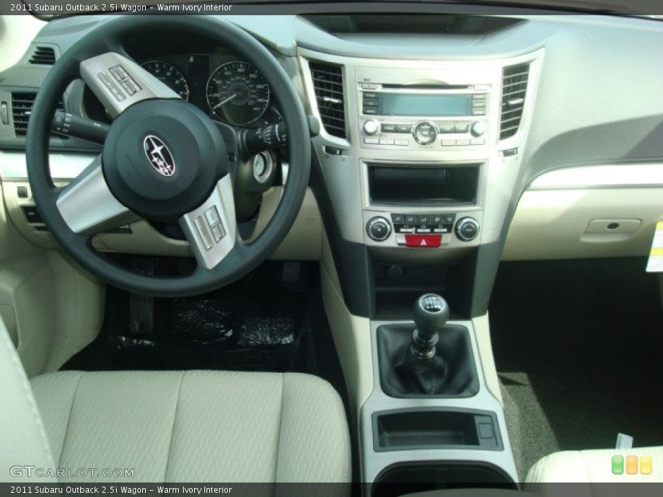 Warm Ivory Interior Transmission for the 2011 Subaru Outback 2.5i Wagon #53623105