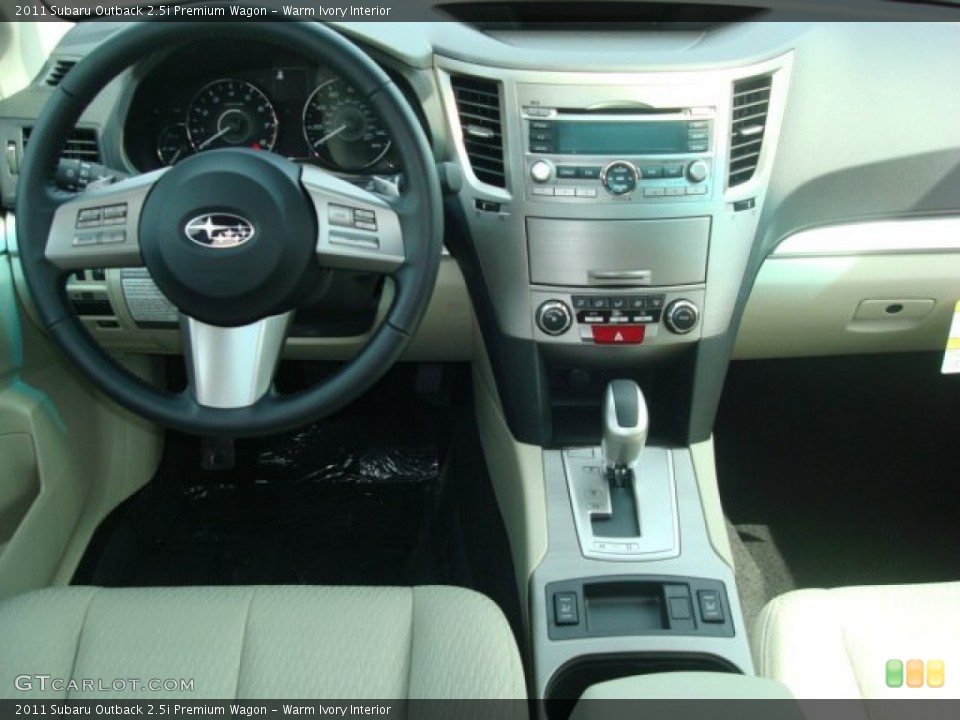 Warm Ivory Interior Transmission for the 2011 Subaru Outback 2.5i Premium Wagon #53623226