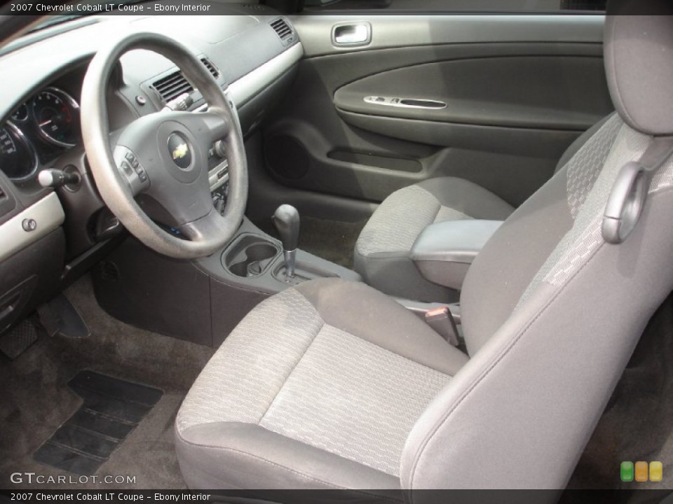 Ebony Interior Photo for the 2007 Chevrolet Cobalt LT Coupe #53625187