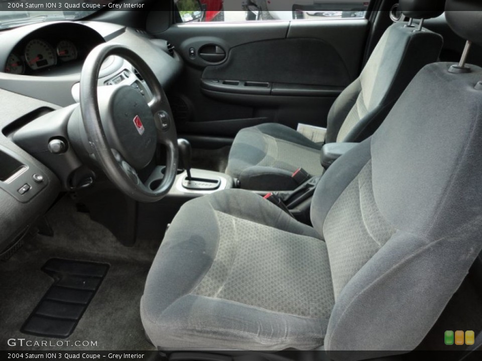 Grey Interior Photo for the 2004 Saturn ION 3 Quad Coupe #53625761