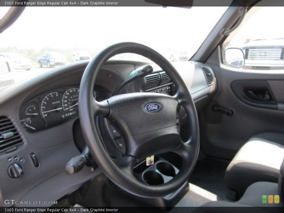 Dark Graphite Interior Steering Wheel for the 2003 Ford Ranger Edge Regular Cab 4x4 #53625854