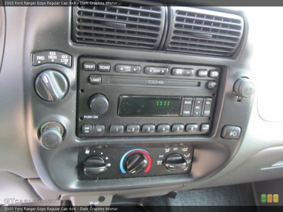 Dark Graphite Interior Audio System for the 2003 Ford Ranger Edge Regular Cab 4x4 #53625908