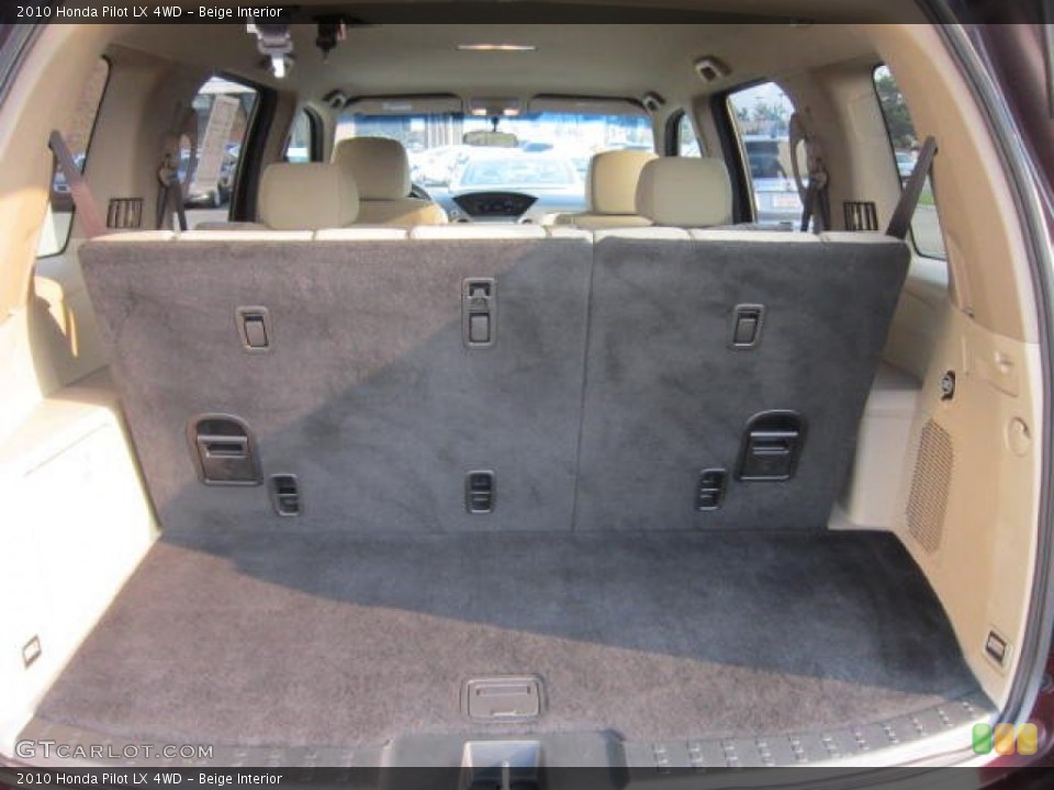 Beige Interior Trunk for the 2010 Honda Pilot LX 4WD #53626535