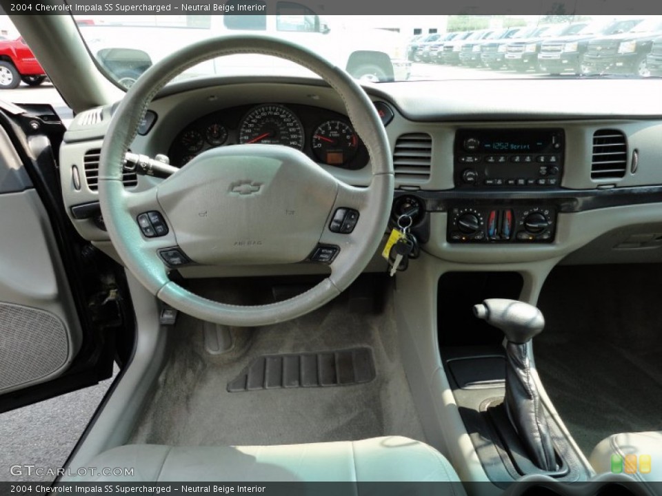 Neutral Beige Interior Dashboard for the 2004 Chevrolet Impala SS Supercharged #53626763