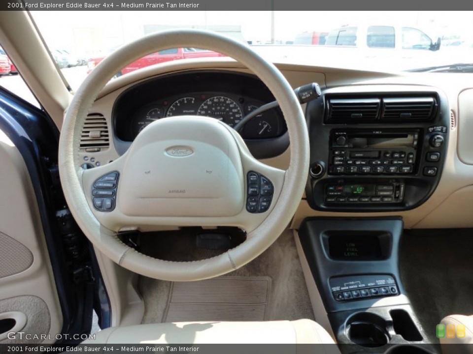 Medium Prairie Tan Interior Dashboard for the 2001 Ford Explorer Eddie Bauer 4x4 #53627295