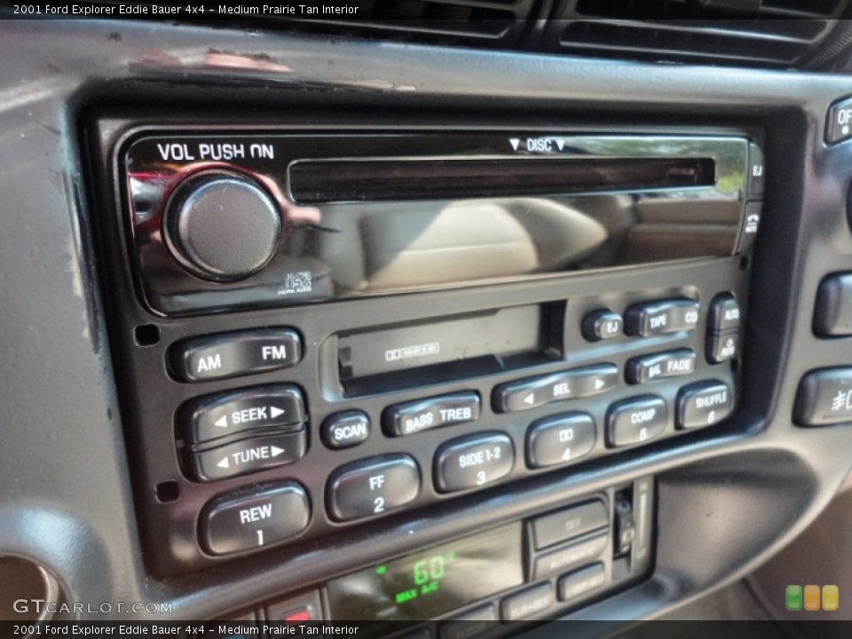 Medium Prairie Tan Interior Audio System for the 2001 Ford Explorer Eddie Bauer 4x4 #53627341