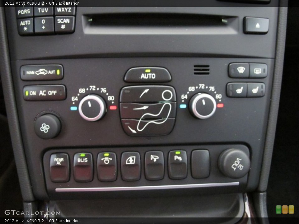 Off Black Interior Controls for the 2012 Volvo XC90 3.2 #53627858