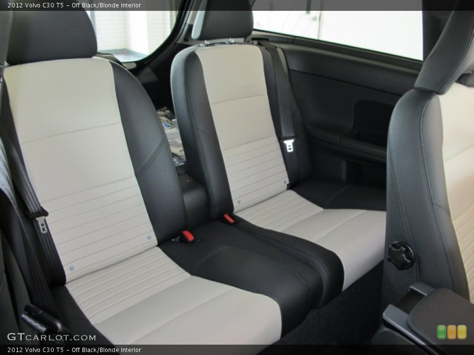 Off Black/Blonde Interior Photo for the 2012 Volvo C30 T5 #53628262