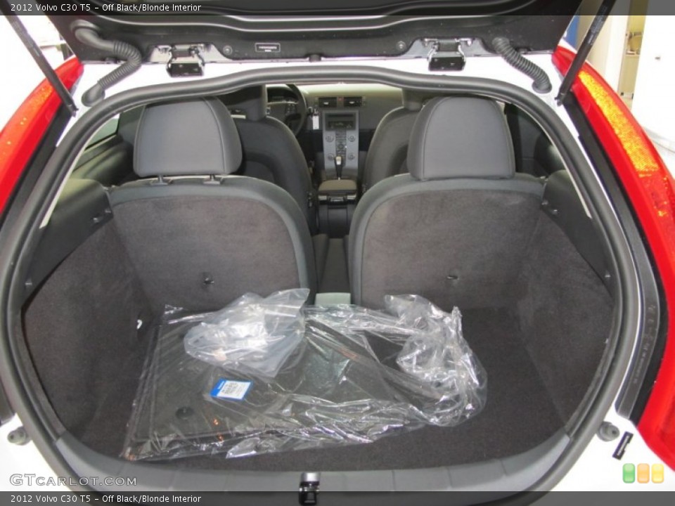 Off Black/Blonde Interior Trunk for the 2012 Volvo C30 T5 #53628305