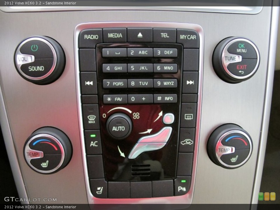 Sandstone Interior Controls for the 2012 Volvo XC60 3.2 #53628656