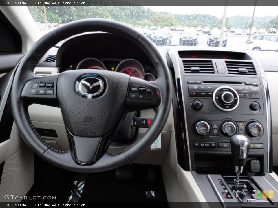 Sand Interior Dashboard for the 2010 Mazda CX-9 Touring AWD #53629805
