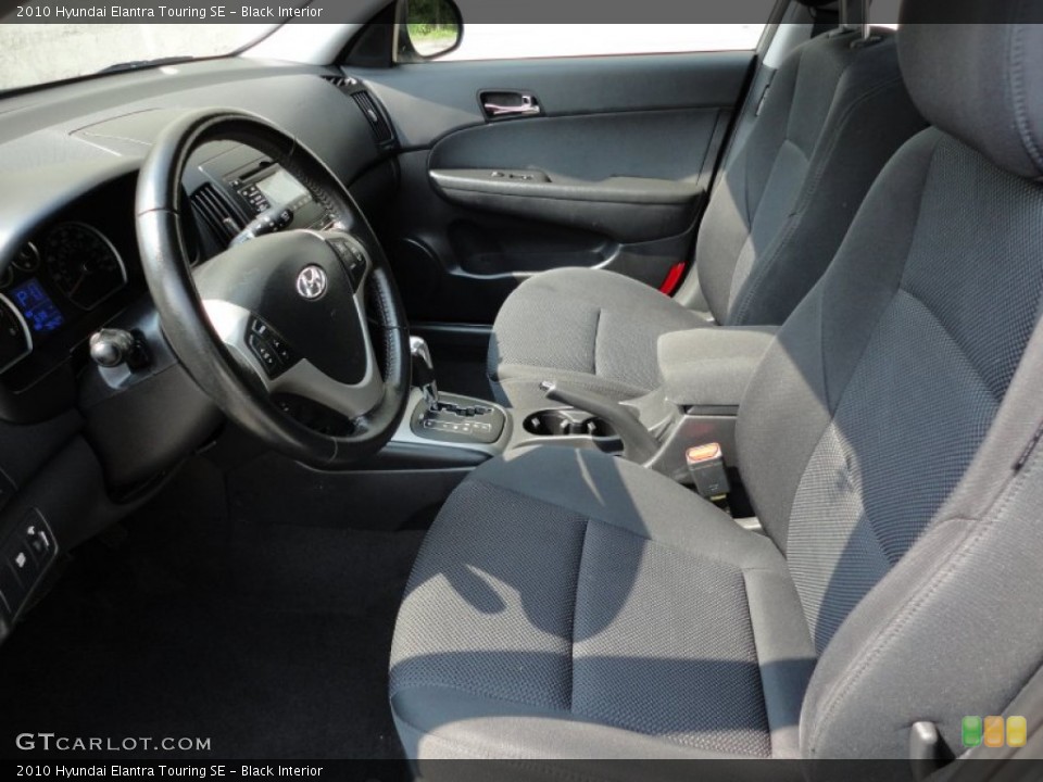 Black Interior Photo for the 2010 Hyundai Elantra Touring SE #53630436