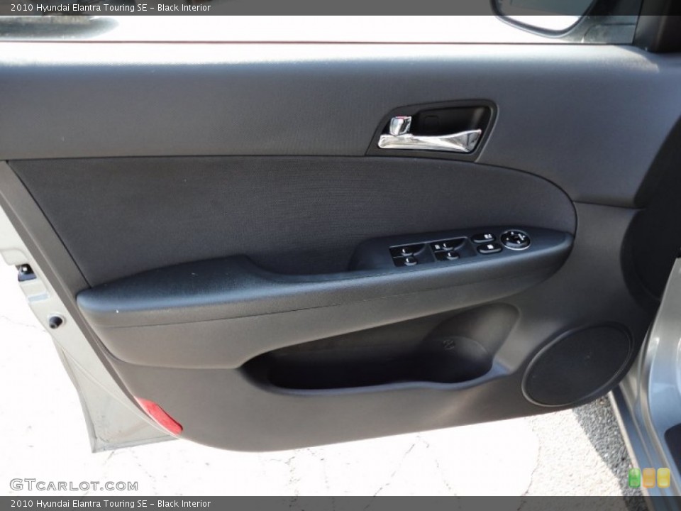 Black Interior Door Panel for the 2010 Hyundai Elantra Touring SE #53630481