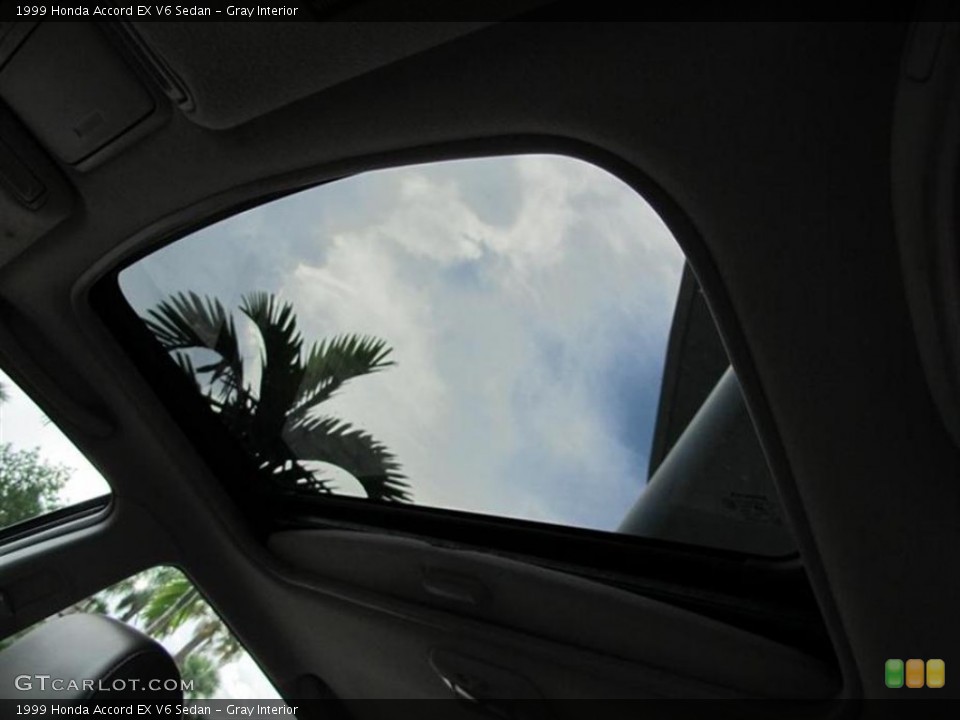Gray Interior Sunroof for the 1999 Honda Accord EX V6 Sedan #53630987