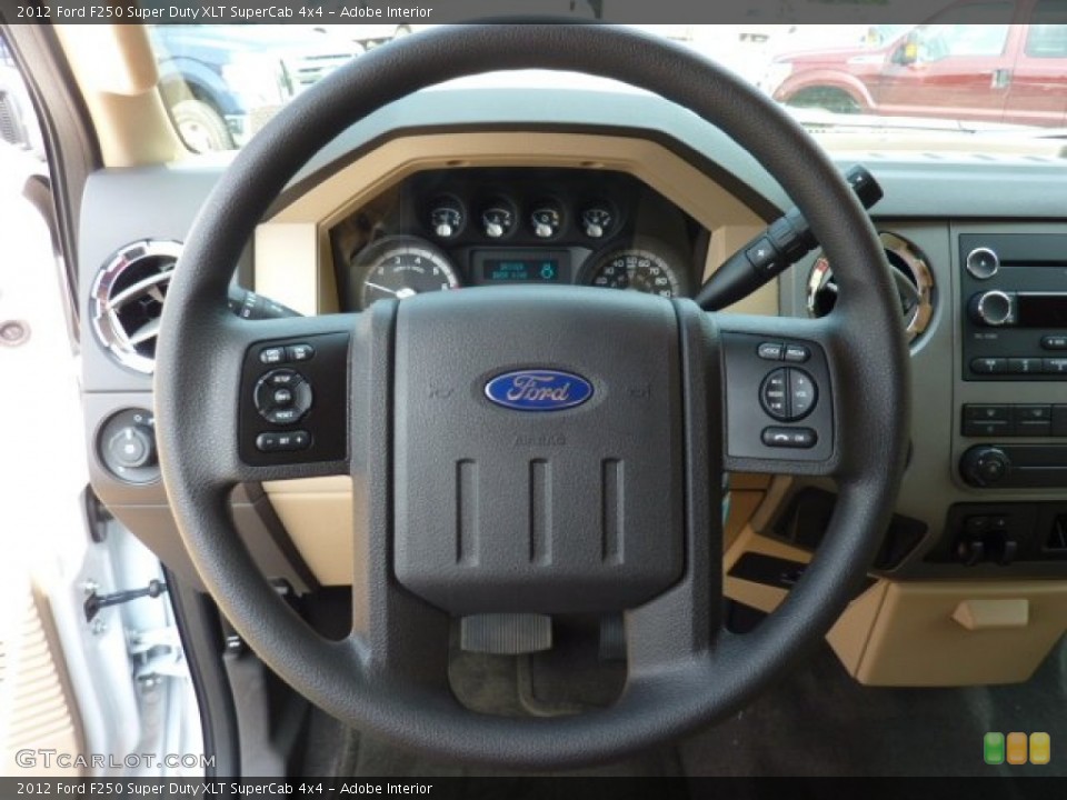 Adobe Interior Steering Wheel for the 2012 Ford F250 Super Duty XLT SuperCab 4x4 #53633701