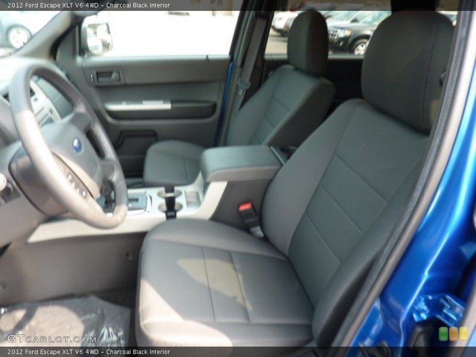 Charcoal Black Interior Photo for the 2012 Ford Escape XLT V6 4WD #53634092