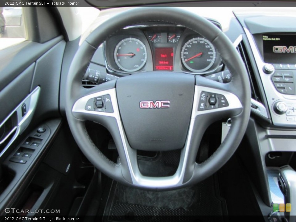 Jet Black Interior Steering Wheel for the 2012 GMC Terrain SLT #53634785