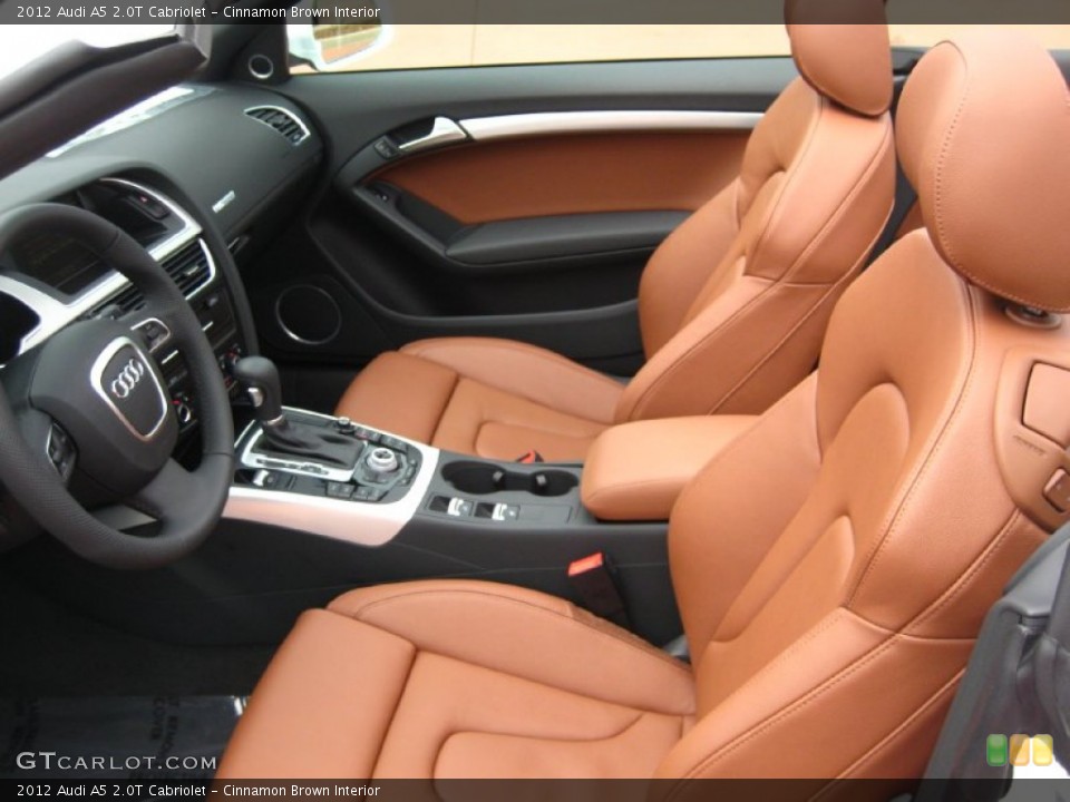 Cinnamon Brown Interior Photo for the 2012 Audi A5 2.0T Cabriolet #53635835