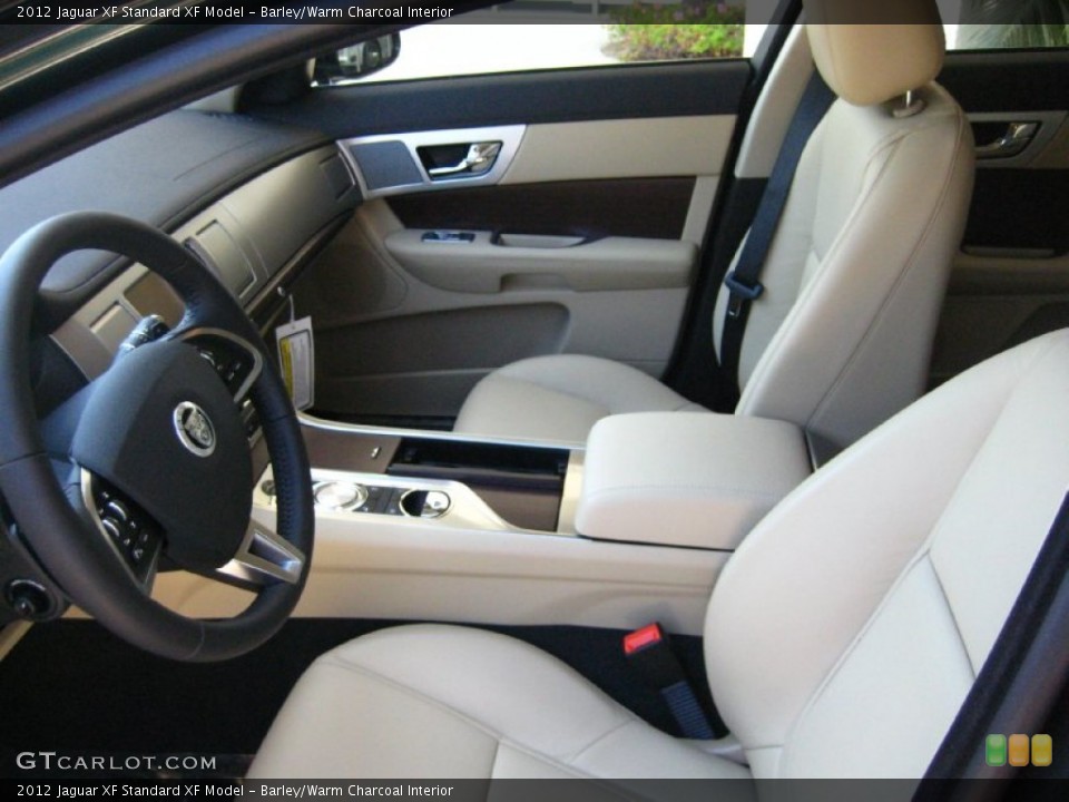 Barley/Warm Charcoal Interior Photo for the 2012 Jaguar XF  #53636159