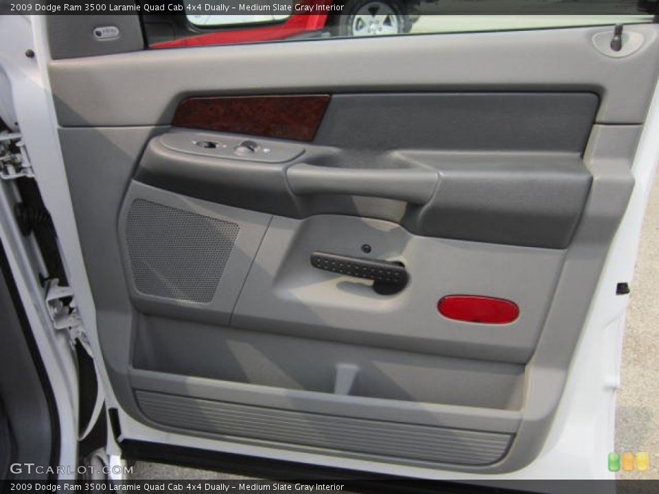 Medium Slate Gray Interior Door Panel for the 2009 Dodge Ram 3500 Laramie Quad Cab 4x4 Dually #53636750