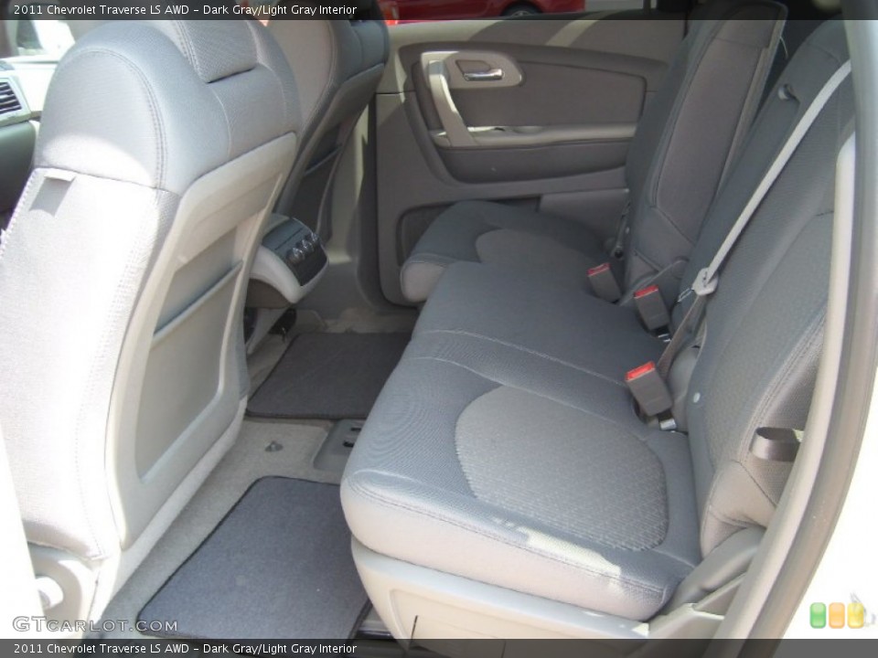 Dark Gray/Light Gray Interior Photo for the 2011 Chevrolet Traverse LS AWD #53636996