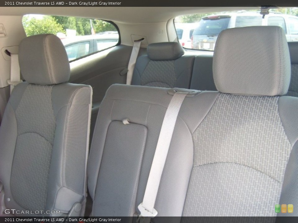 Dark Gray/Light Gray Interior Photo for the 2011 Chevrolet Traverse LS AWD #53637005
