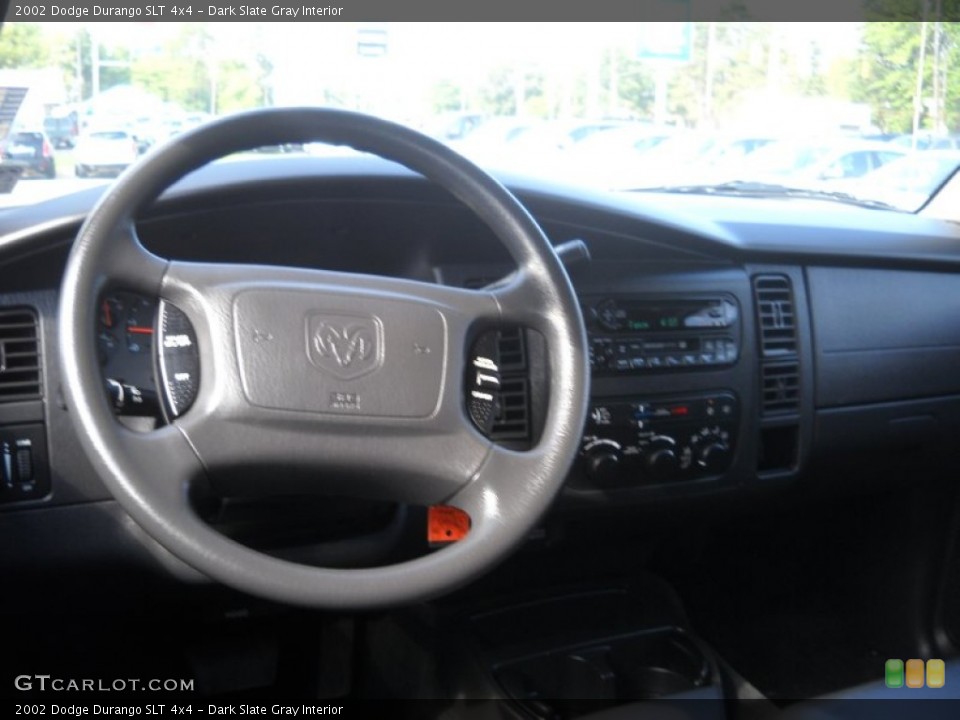 Dark Slate Gray Interior Steering Wheel for the 2002 Dodge Durango SLT 4x4 #53638422