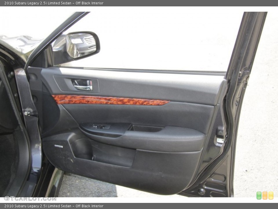Off Black Interior Door Panel for the 2010 Subaru Legacy 2.5i Limited Sedan #53640448