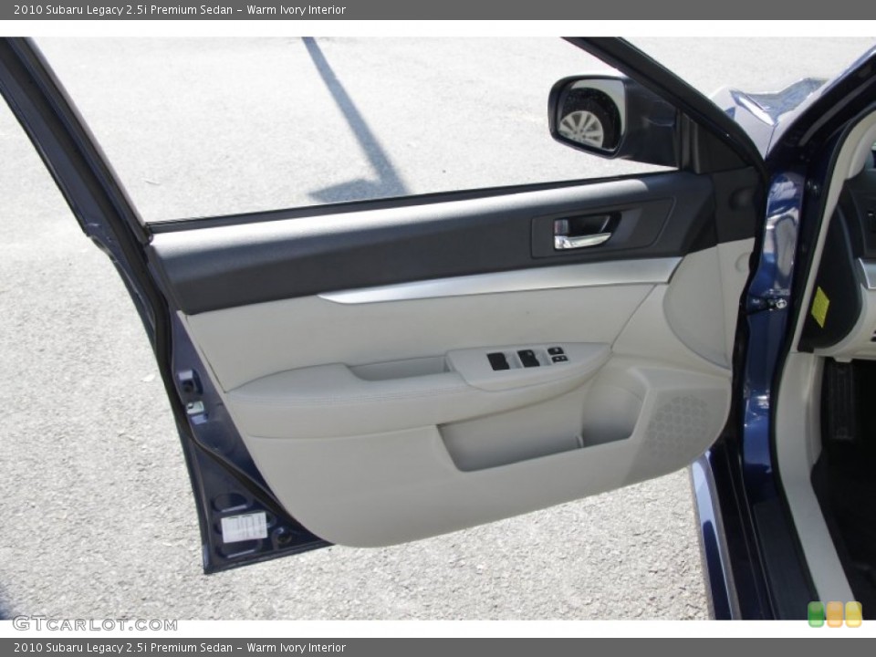 Warm Ivory Interior Door Panel for the 2010 Subaru Legacy 2.5i Premium Sedan #53641147