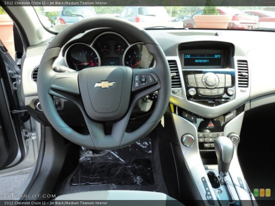 Jet Black/Medium Titanium Interior Dashboard for the 2012 Chevrolet Cruze LS #53641527