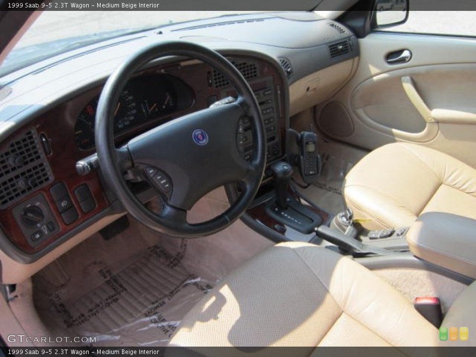 Medium Beige 1999 Saab 9-5 Interiors