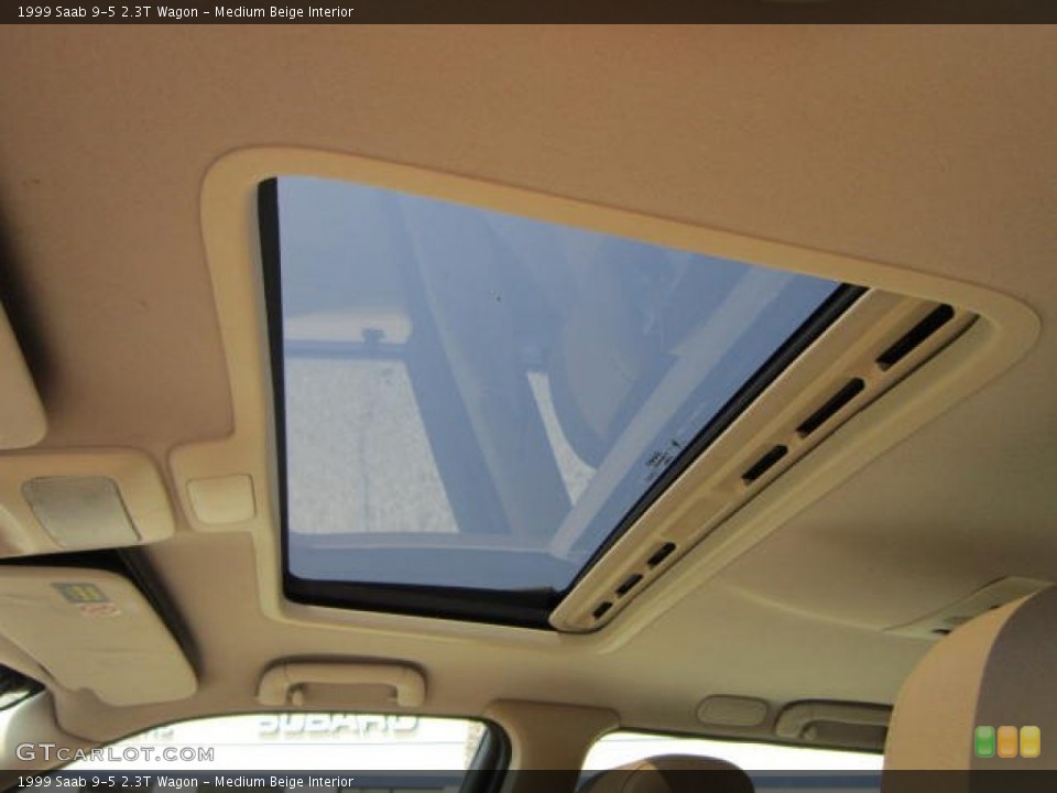 Medium Beige Interior Sunroof for the 1999 Saab 9-5 2.3T Wagon #53642490