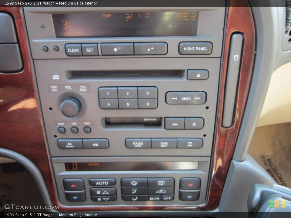 Medium Beige Interior Audio System for the 1999 Saab 9-5 2.3T Wagon #53642590