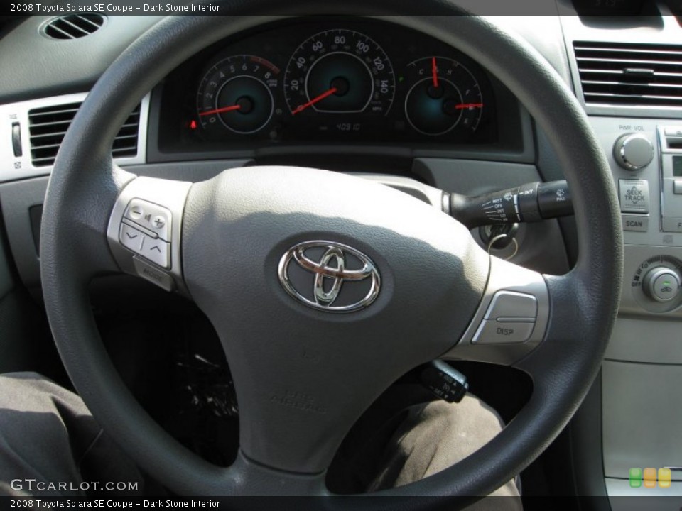 Dark Stone Interior Steering Wheel for the 2008 Toyota Solara SE Coupe #53643354