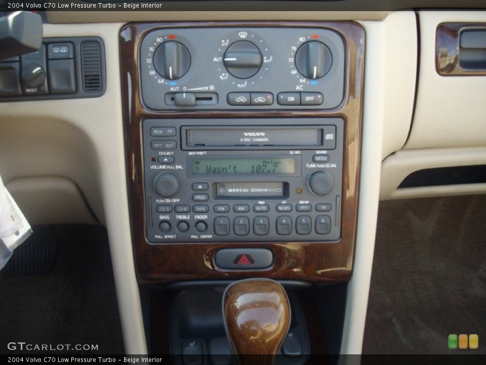 Beige Interior Controls for the 2004 Volvo C70 Low Pressure Turbo #53643778