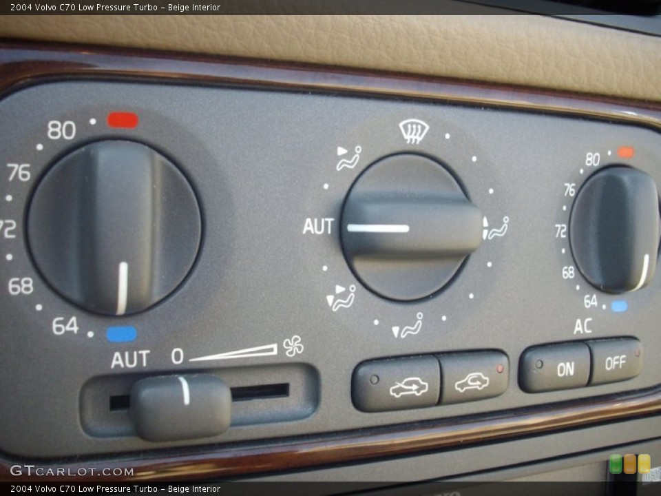 Beige Interior Controls for the 2004 Volvo C70 Low Pressure Turbo #53643811