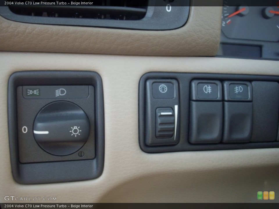 Beige Interior Controls for the 2004 Volvo C70 Low Pressure Turbo #53643910
