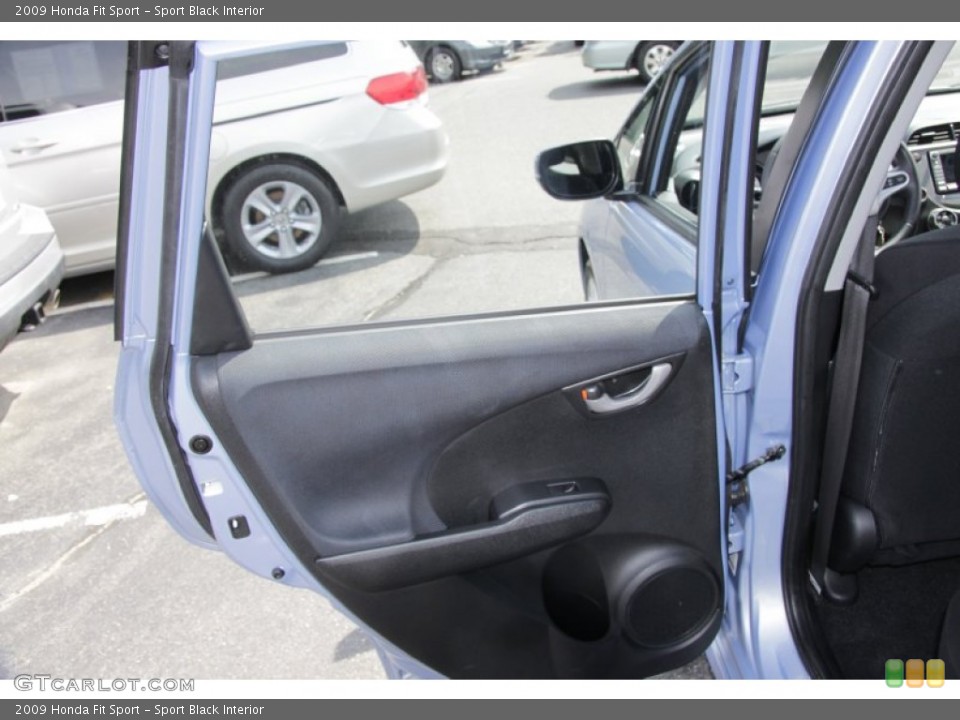 Sport Black Interior Door Panel for the 2009 Honda Fit Sport #53644439