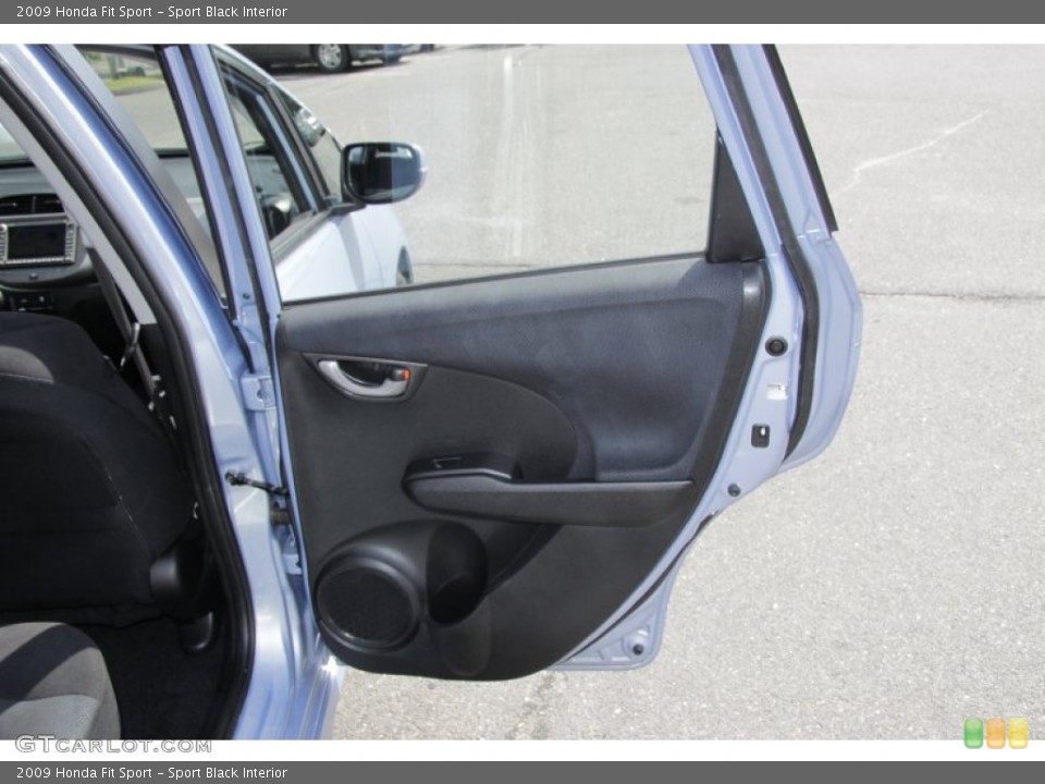 Sport Black Interior Door Panel for the 2009 Honda Fit Sport #53644515