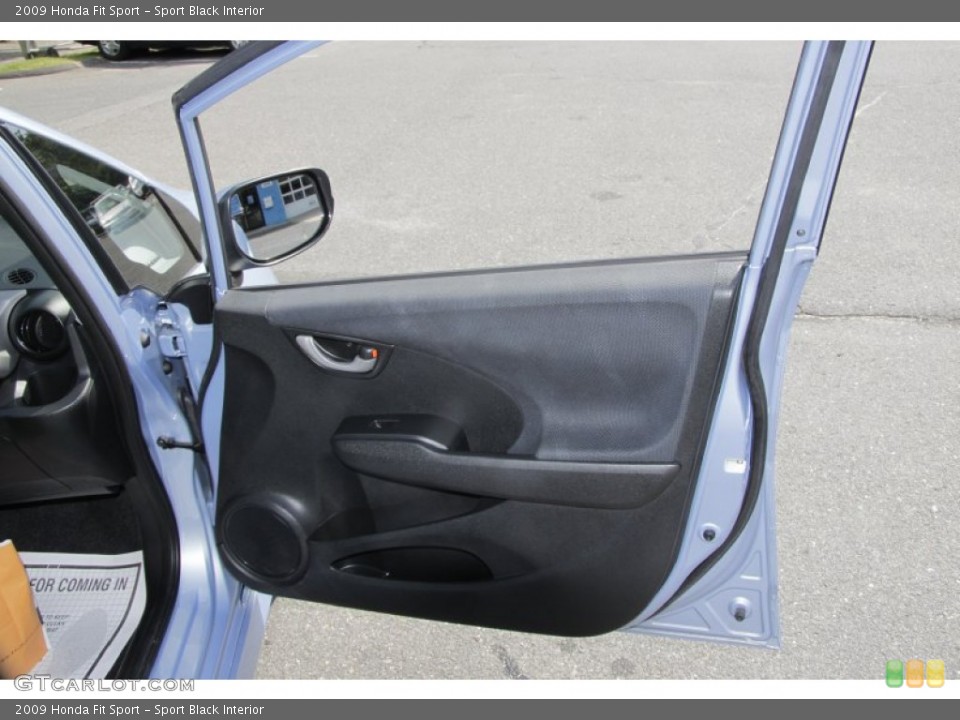 Sport Black Interior Door Panel for the 2009 Honda Fit Sport #53644529