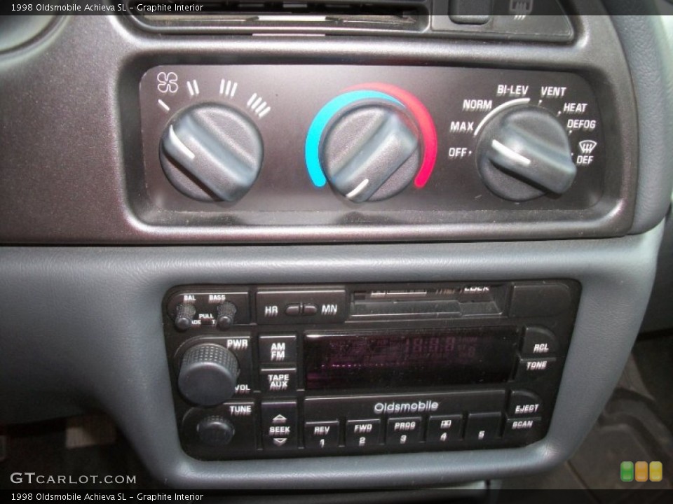 Graphite Interior Controls for the 1998 Oldsmobile Achieva SL #53645730