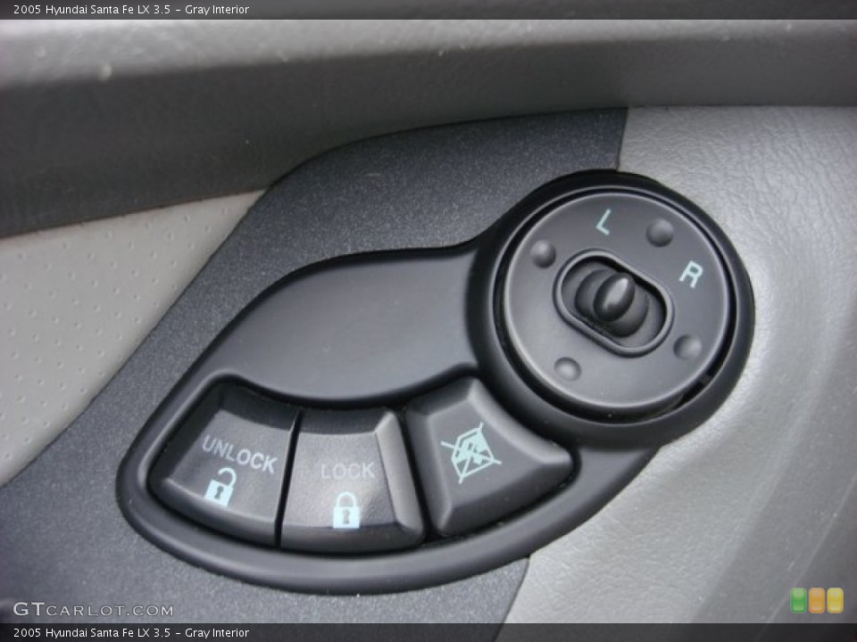 Gray Interior Controls for the 2005 Hyundai Santa Fe LX 3.5 #53646997
