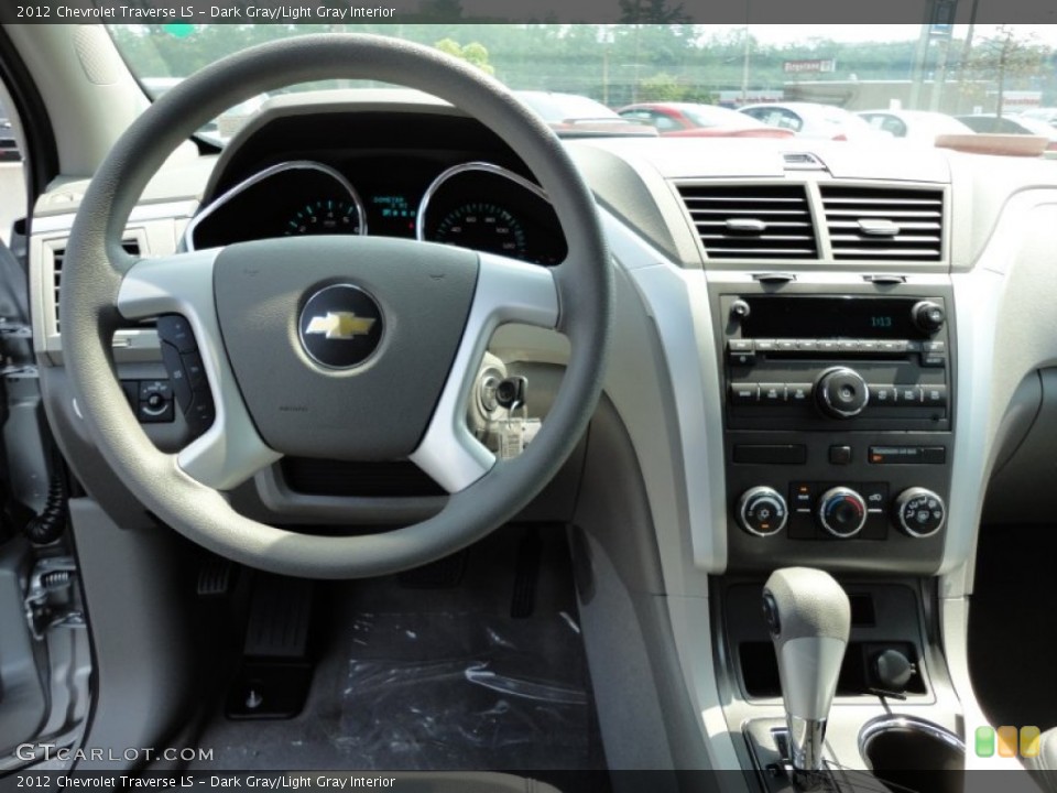 Dark Gray/Light Gray Interior Dashboard for the 2012 Chevrolet Traverse LS #53647447