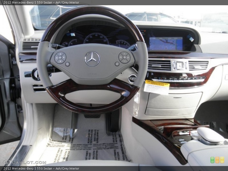 Ash/Grey Interior Dashboard for the 2012 Mercedes-Benz S 550 Sedan #53647793