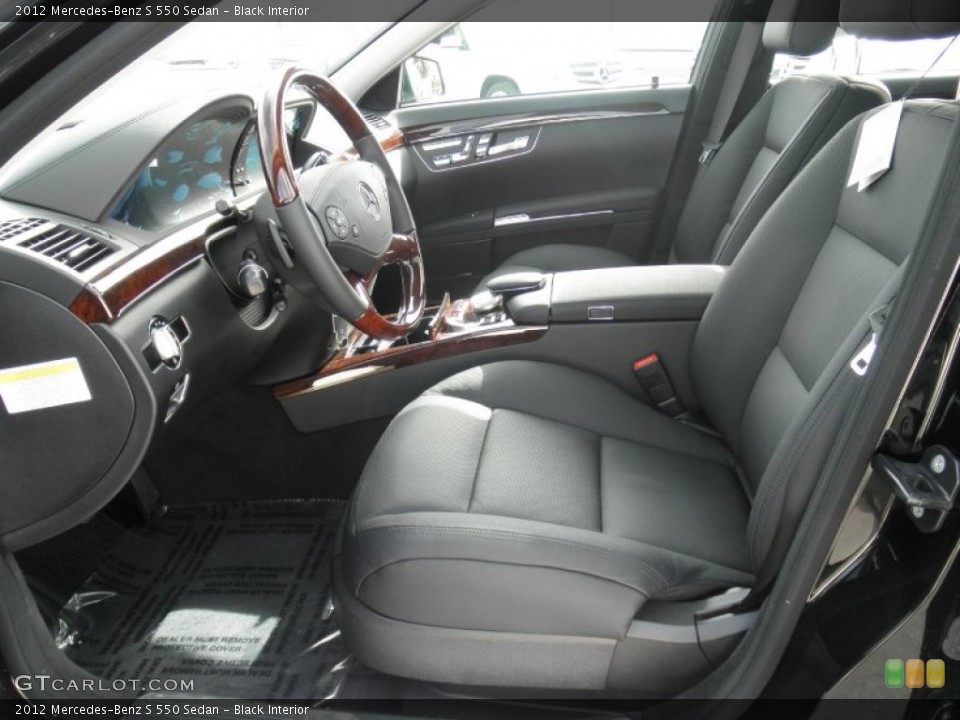 Black Interior Photo for the 2012 Mercedes-Benz S 550 Sedan #53648214