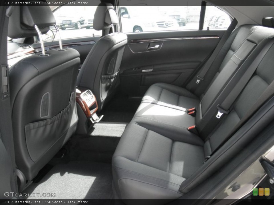 Black Interior Photo for the 2012 Mercedes-Benz S 550 Sedan #53648229