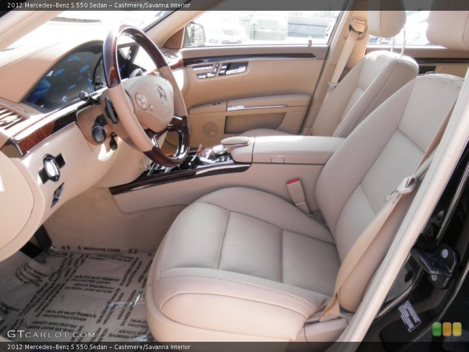 Cashmere/Savanna Interior Photo for the 2012 Mercedes-Benz S 550 Sedan #53648370